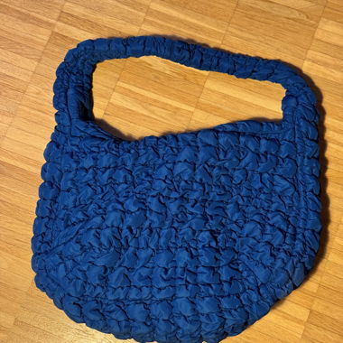 Blue COS bubble bag