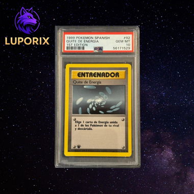 Pokemon PSA 10 Energy Removal 1ST Edition 92