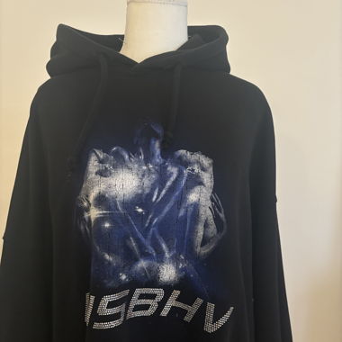 Black Graphic Hoodie Misbhv