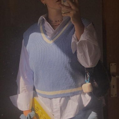 Gilet blu
