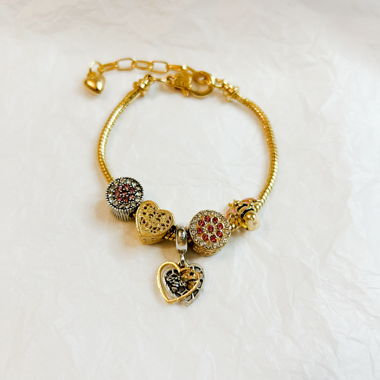 Charm Pendant Bracelet GOLD BEE 