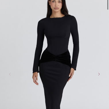 Schwarzes Abendkleid House of CB