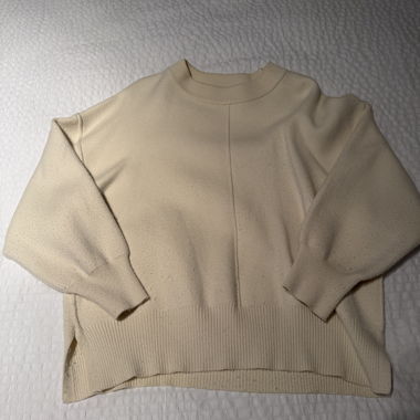 Maglione in maglia ZARA crema
