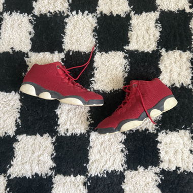 Baskets Nike Air Jordan Horizon Low rouges