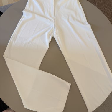 Pantaloni in tessuto H&M bianchi