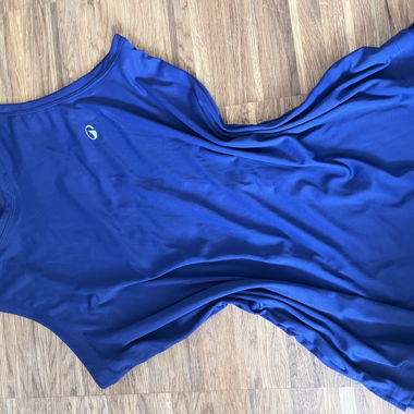 Canotta sportiva blu