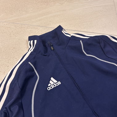 Giacca da allenamento Adidas vintage blu scuro