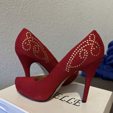 Talons haut rouge 