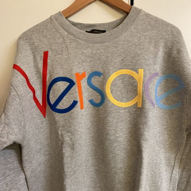 Versace Logo-Embroidered Sweater