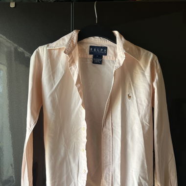 Polo Ralph Lauren Ruffled Cotton Blouse Shirt