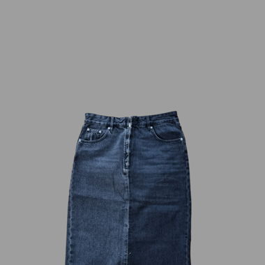 midi Jeans Rock
