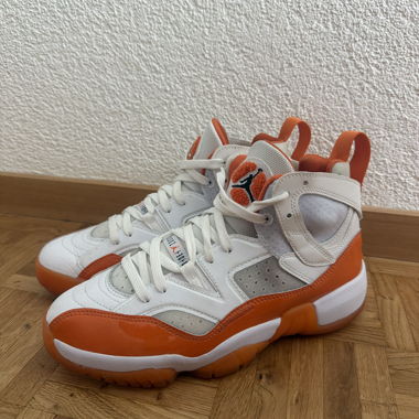 Sneakers Jordan Jumpman Two Trey bianca/arancione