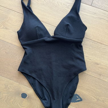 H&M Badeanzug schwarz XL