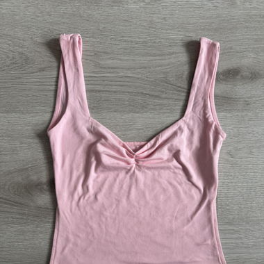 Light Pink Fitted Top