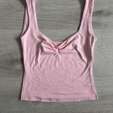 Light Pink Fitted Top