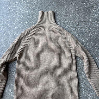 Pull col roulé côtelé Shein S