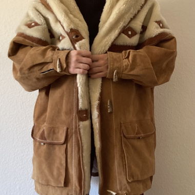 Vintage Ledermantel