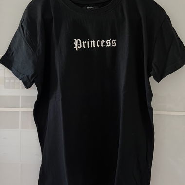 Shirt schwarz Grösse L (geschnitten wie S/M)