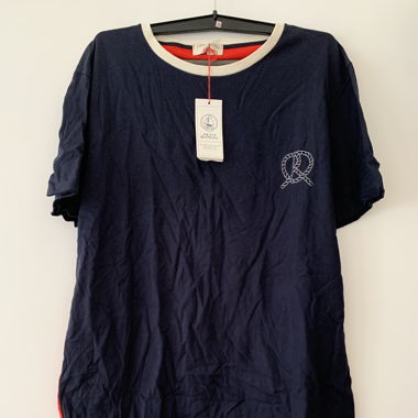 T shirt bicolore Petit Bateau Kitsuné