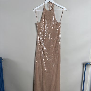 Robe Zara à col cache-cœur à sequins