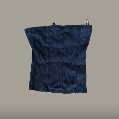 Dark Blue Bustier Top