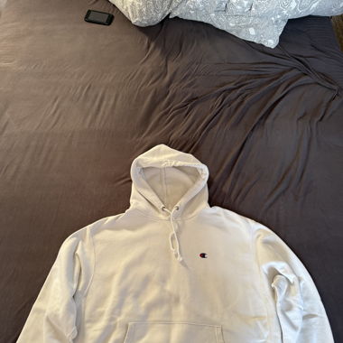 Champion - Weisser Hoodie