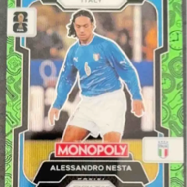 Carta Panini Prism Monopoly Alessandro Nesta