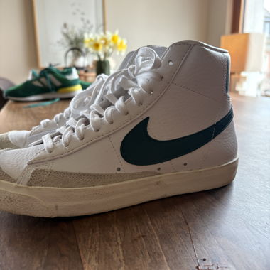 Nike High-Top Sneakers bianco/verde EU 40,5