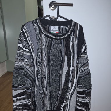 Maglione in maglia Carlo Colucci nero-grigio