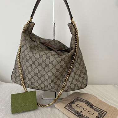 Gucci Supreme GG Coated Canvas Large Shoulder Bag