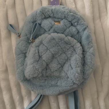 cute backpack blue