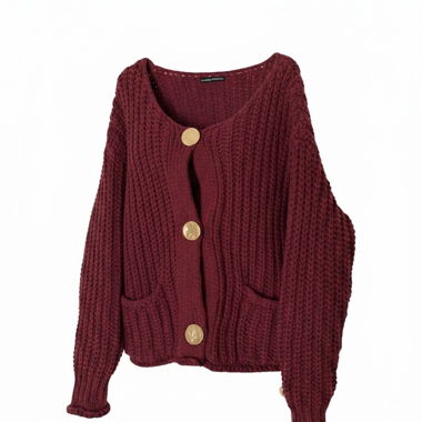 Bordeaux Strickcardigan