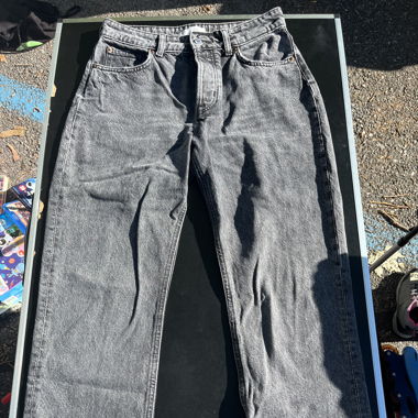 Jeans gris foncé/noir