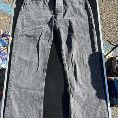 Jeans gris foncé/noir