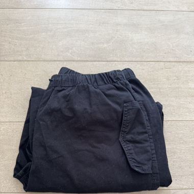 Lange schwarze baggy Hose 