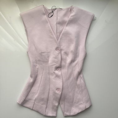 Gilet Zara rosa fancy