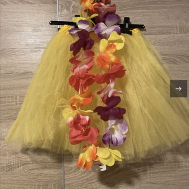Set costume hawaiano 