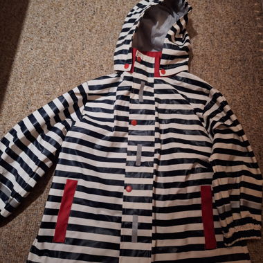 Kinder Regenjacke gestreift