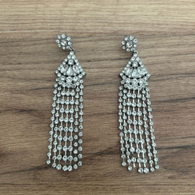 Crystal Chandelier Earrings from forever 21