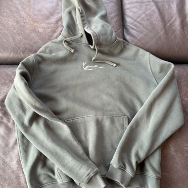 Pull à capuche Karl Kani vert 
