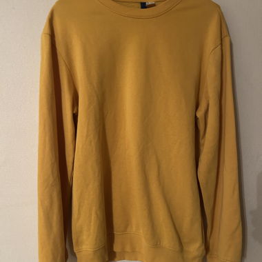Felpa basic gialla