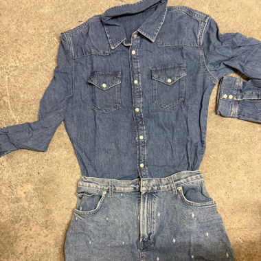 Abito di jeans senza maniche