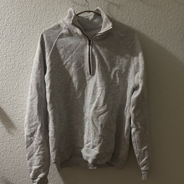 graues half-zip 