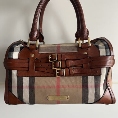 Burberry Checkered Handbag