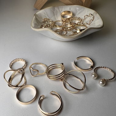 21 pièces de bagues
