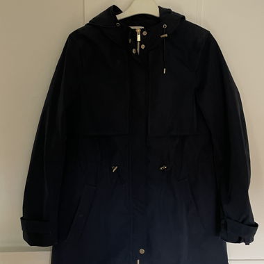 Parka antipioggia Mango blu