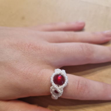 Anello Vintage Boho in Macramè
