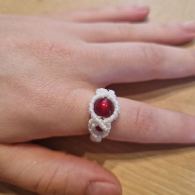 Anello Vintage Boho in Macramè