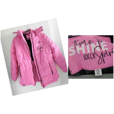 Pinke Steppjacke XL