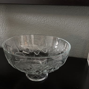 Dekorative Glasschale